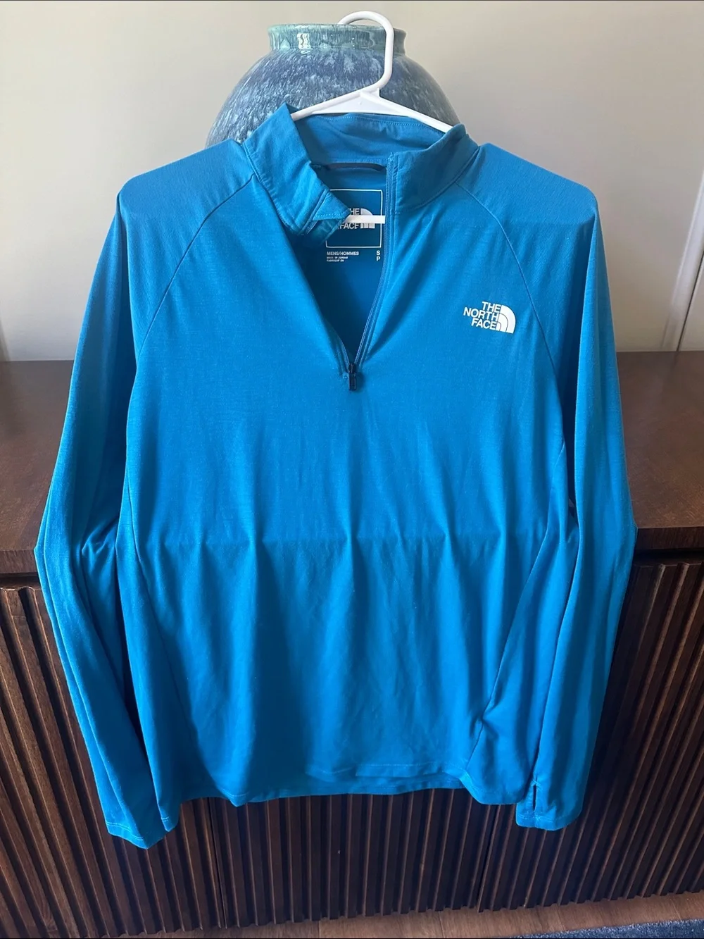The North Face Men's Half-Zip Performance Pullover - Teal